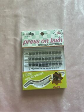 Ardell Press On Lash Underlash Extensions - Mint Green & Yellow Packaging